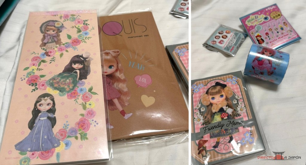 Compras de papelería y accesorios Blythe de Junie Moon Harajuku