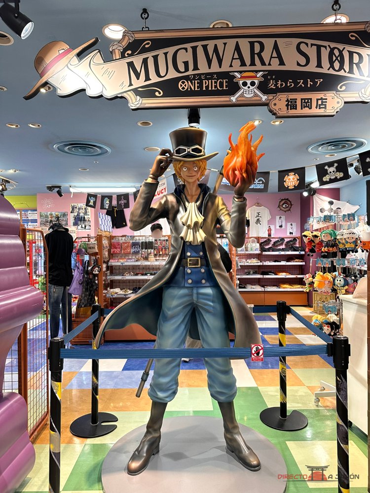 Sabo a la entrada de Mugiwara Store Fukuoka
