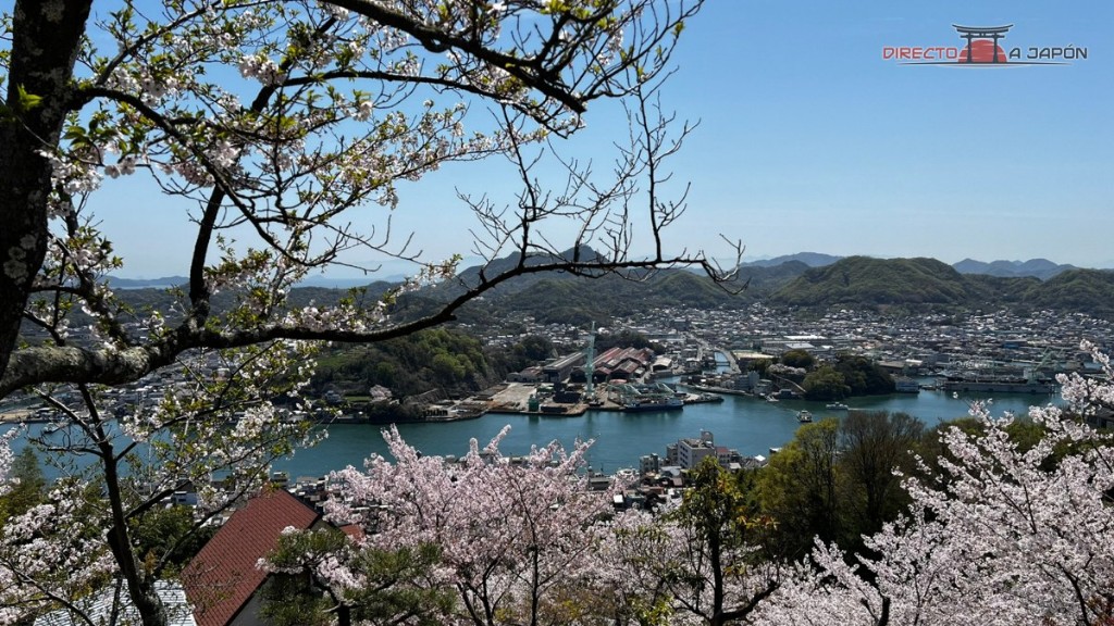 Las vistas de Onomichi desde la parte alta.
