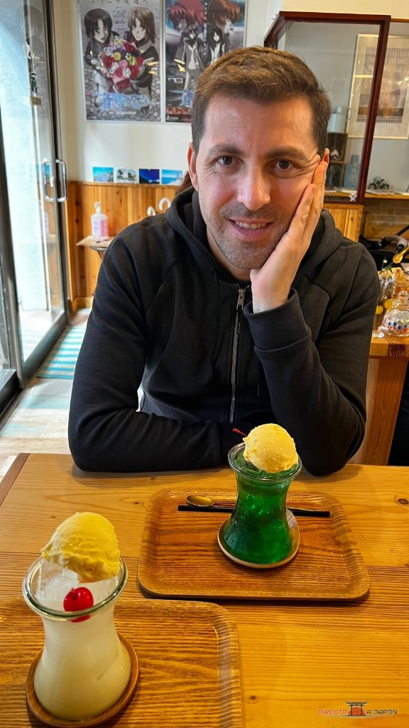 Nuestro melon soda clásico en cafe Norn.