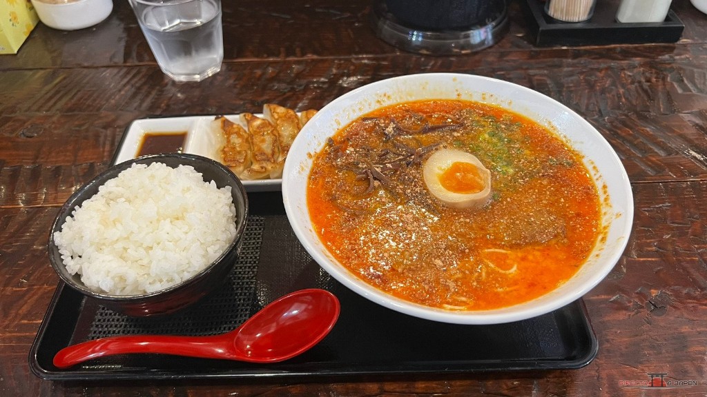 Ramen picante de Kumamoto Ramen Tonbi