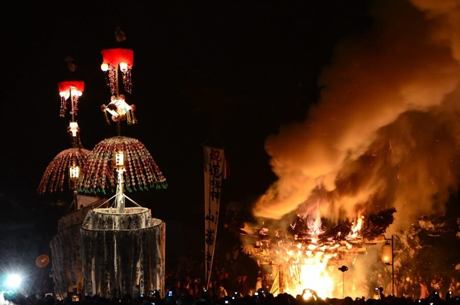 Nozawa onsen Dosojin Matsuri