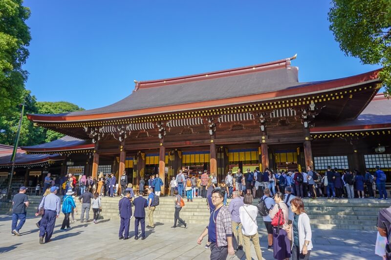 Sala principal del Meiji Jingu