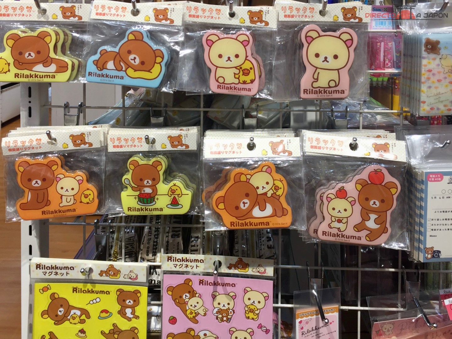 Imanes de Rilakkuma en Tokyo Character Street